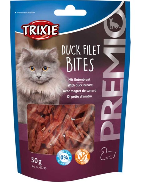 Snack para gatos Filet Bites sabor Pato, Trixie