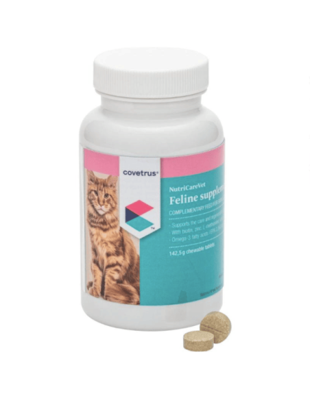NutriCareVet Suplemento para piel y pelo de gatos 190 comprimidos, Covetrus