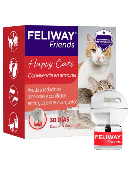 FELIWAY Friends difusor eléctrico controlador convivencia entre gatos