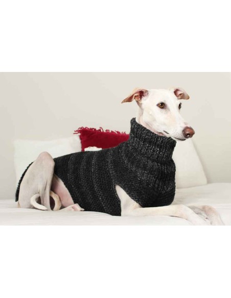 Jersey artesanal para galgo negro