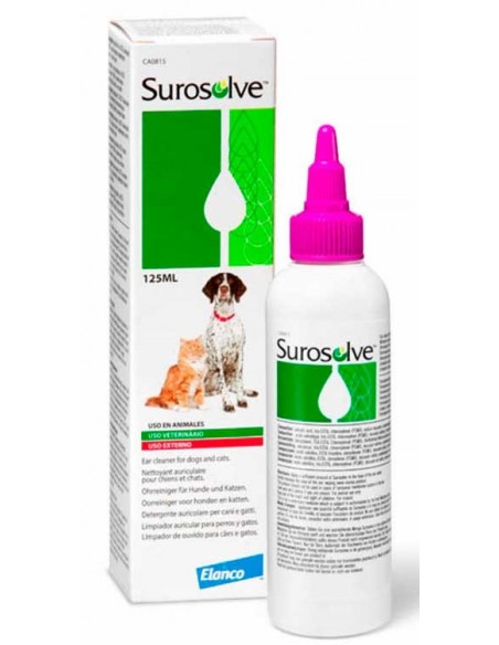 SUROSOLVE solución para la higiene auricular del perro y gato