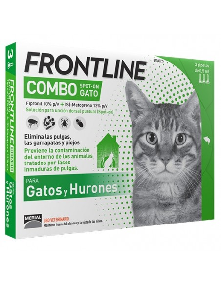 Antiparasitarios para gatos - Pipeta Frontline Combo