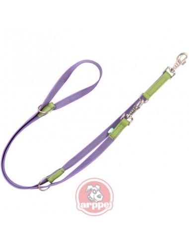 Correa para perro multiposición en nylon antideslizante