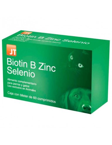 BIOTIN B ZINC SELENIO vitaminas para perros y gatos