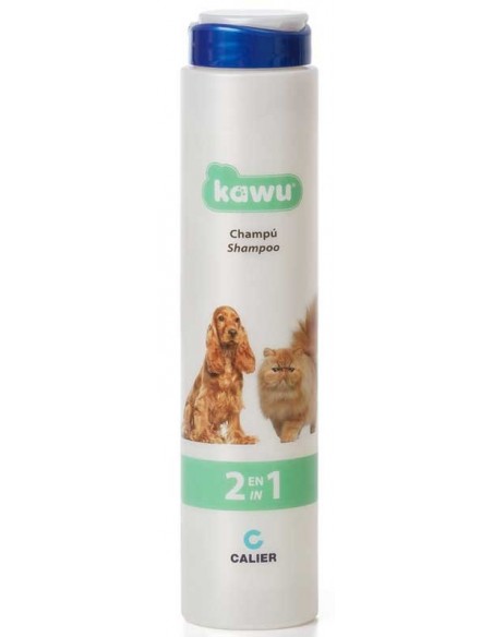 Champú Kawu 2 en 1 para perro y gato